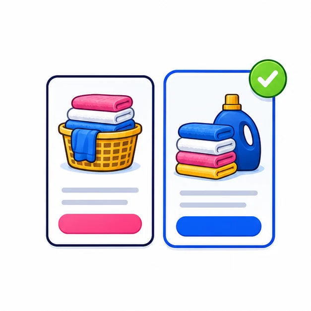 Ícone 2D para escolher entre as ofertas