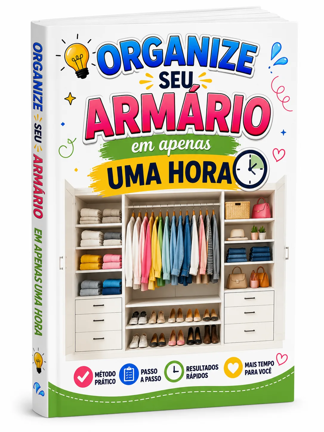 Organize seu armário em apenas uma hora