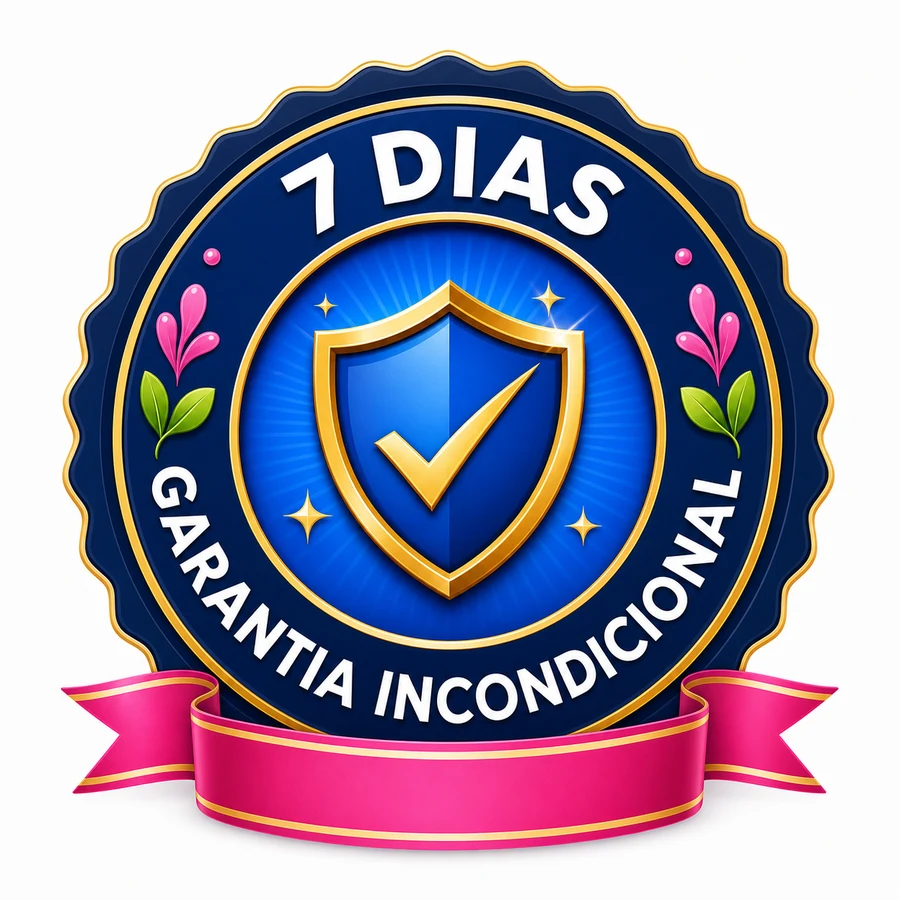 Selo de garantia incondicional de 7 dias