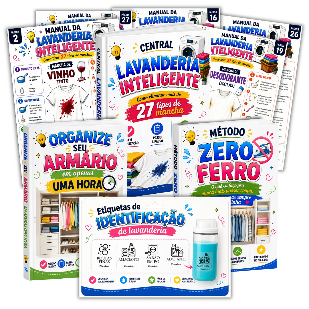 Oferta completa da Lavanderia Inteligente com quatro bônus